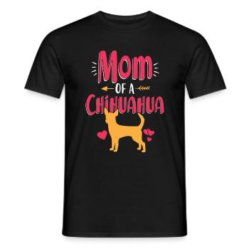 Chihuahua - T-shirt homme - noir - Devant - AI Model Male 178 light (178cm)
