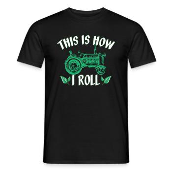 Landwirt Bäuerin - Männer T-Shirt - Schwarz - Vorne - AI Model Male 178 light (178cm)