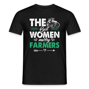 Landwirt Bäuerin - Männer T-Shirt - Schwarz - Vorne - AI Model Male 178 light (178cm)