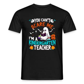 Kindergarten Lehrer Halloween - Männer T-Shirt - Schwarz - Vorne - AI Model Male 178 light (178cm)