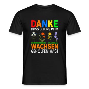 Erzieherin Tagesmutter Abschiedsgeschenk - Männer T-Shirt - Schwarz - Vorne - AI Model Male 178 light (178cm)