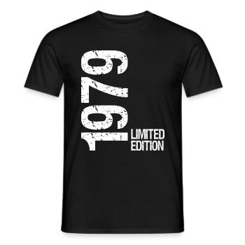 1979 limited edition - Männer T-Shirt - Schwarz - Vorne - AI Model Male 178 light (178cm)
