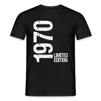 1970 limited edition - Männer T-Shirt - Schwarz - Vorne - AI Model Male 178 light (178cm)