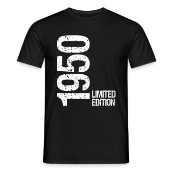 1950 limited edition - Männer T-Shirt - Schwarz - Vorne - AI Model Male 178 light (178cm)