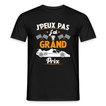 Je Peux Pas J ai Grand Prix - T-shirt homme - noir - Devant - AI Model Male 178 light (178cm)