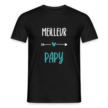 Bester Opa Opa Humor - Männer T-Shirt - Schwarz - Vorne - AI Model Male 178 light (178cm)