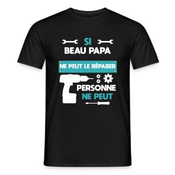 Hübscher DIY-Papa-Handwerker Humor Geschenk - Männer T-Shirt - Schwarz - Vorne - AI Model Male 178 light (178cm)