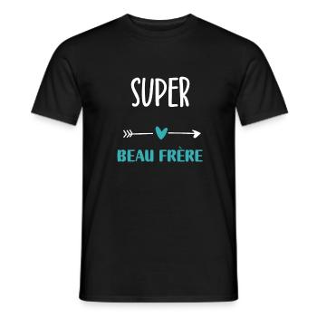 Super schönes Bruder Humor Geschenk - Männer T-Shirt - Schwarz - Vorne - AI Model Male 178 light (178cm)