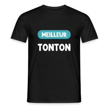 Best Uncle Gift Uncle Gift Uncle - Men's T-Shirt - black - Front - AI Model Male 178 light (178cm)