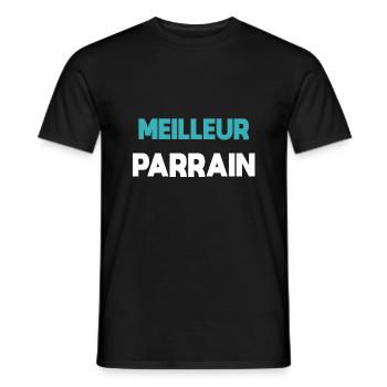 Bestes Patengeschenk Pate - Männer T-Shirt - Schwarz - Vorne - AI Model Male 178 light (178cm)