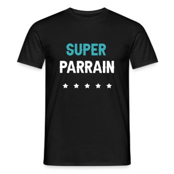 Superpate Zukunft Pate Mann Geschenk Pate - Männer T-Shirt - Schwarz - Vorne - AI Model Male 178 light (178cm)