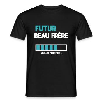 future brother-in-law - Men's T-Shirt - black - Front - AI Model Male 178 light (178cm)