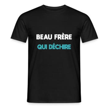 brother-in-law who rocks - Men's T-Shirt - black - Front - AI Model Male 178 light (178cm)