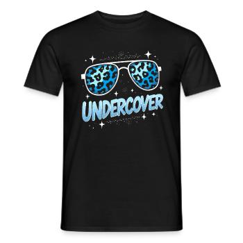 Undercover Speech - Sunglasses Design - Men's T-Shirt - black - Front - AI Model Male 178 light (178cm)