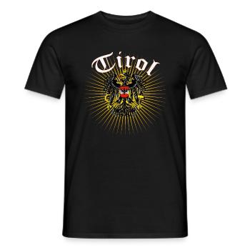Tirol - Männer T-Shirt - Schwarz - Vorne - AI Model Male 178 light (178cm)
