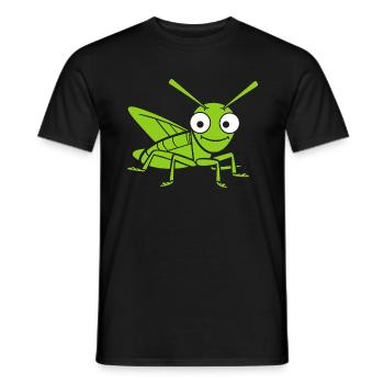 Sauterelle - T-shirt homme - noir - Devant - AI Model Male 178 light (178cm)