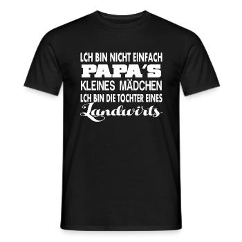 Landwirt Tochter - Männer T-Shirt - Schwarz - Vorne - AI Model Male 178 light (178cm)