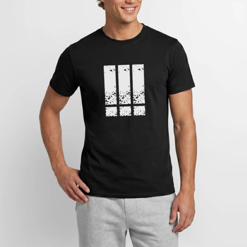 Point d'exclamation, point d'exclamation, point d'exclamation T-shirt homme