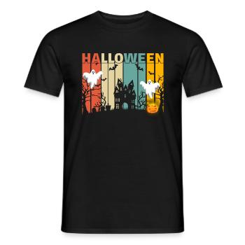 Halloween - Männer T-Shirt - Schwarz - Vorne - AI Model Male 178 light (178cm)