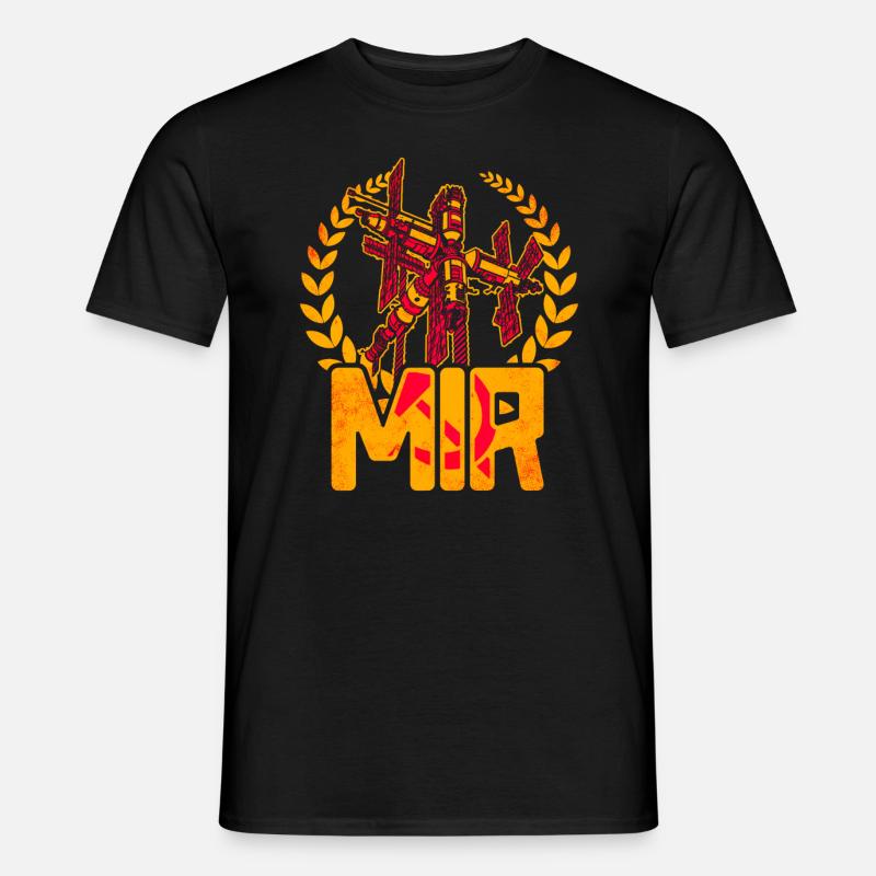 Station spatiale Mir - T-shirt homme - noir