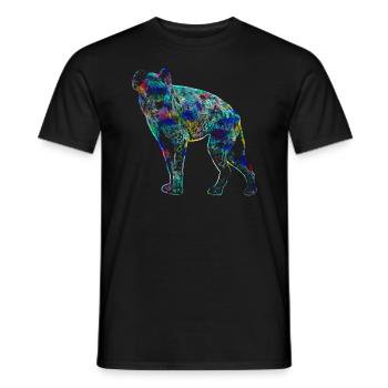 Hyena - Men's T-Shirt - black - Front - AI Model Male 178 light (178cm)
