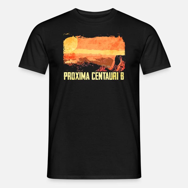 Exoplanète Proxima Centauri b - T-shirt homme - noir