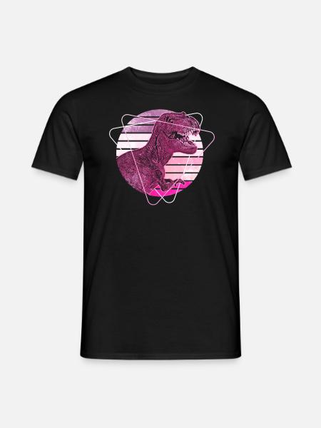 T-Rex Dinosaurs - Men's T-Shirt - black