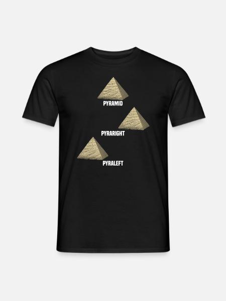 Pyramids Funny - Men's T-Shirt - black