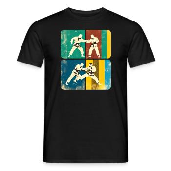 Brasilianisches Jiu-Jitsu - Männer T-Shirt - Schwarz - Vorne - AI Model Male 178 light (178cm)