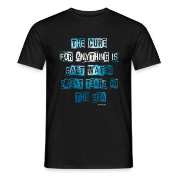 The cure - Männer T-Shirt - Schwarz - Vorne - AI Model Male 178 light (178cm)