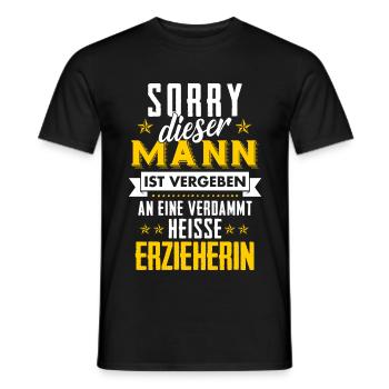 Pardonnez à une foutue gouvernante - T-shirt homme - noir - Devant - AI Model Male 178 light (178cm)