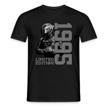 LIMITED EDITION 1995 MOTORCYCLE 31ST BIRTHDAY - Men's T-Shirt - black - Front - AI Model Male 178 light (178cm)