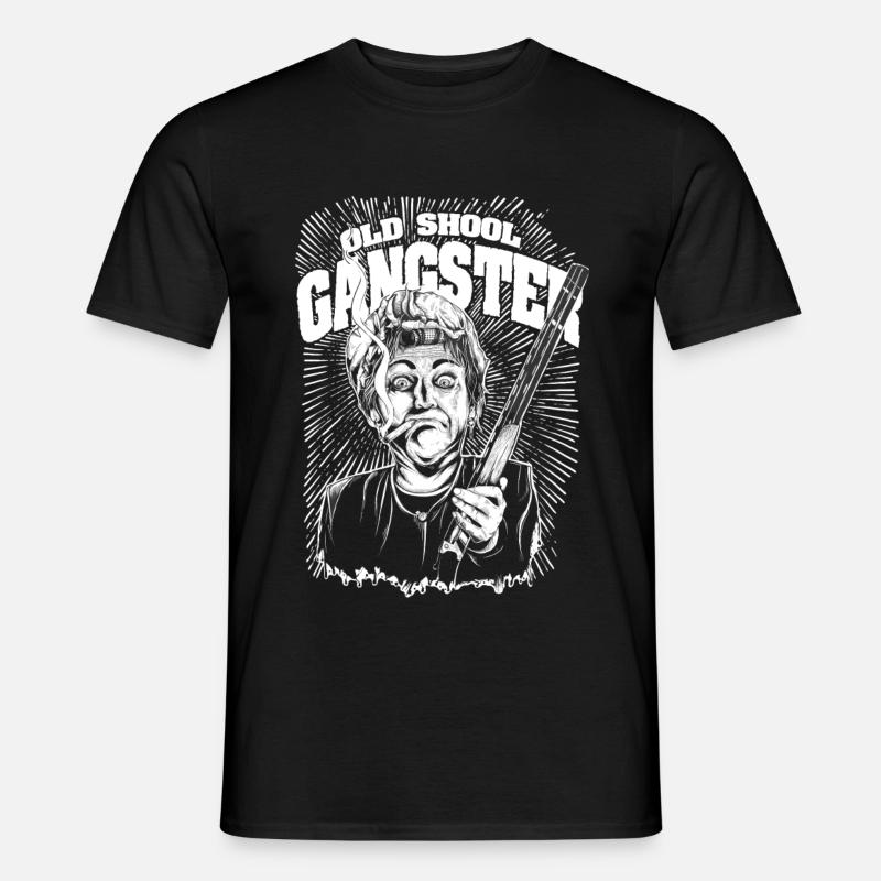 Old Shool Gangster w - Männer T-Shirt - Schwarz