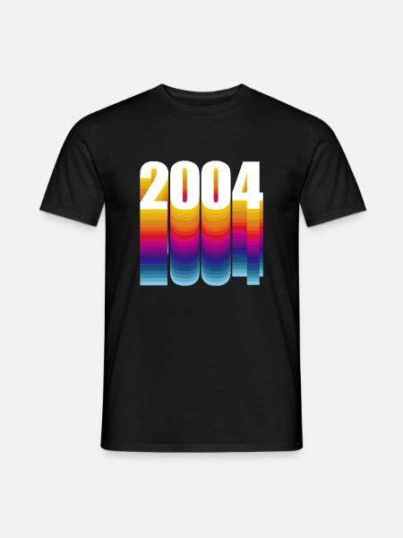 Naissance 2004 Année de naissance - T-shirt homme - noir