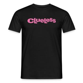 Clueless Klassisches Logo - Männer T-Shirt - Schwarz - Vorne - AI Model Male 178 light (178cm)