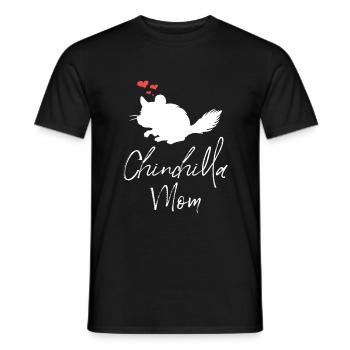 Chinchilla Mom - Männer T-Shirt - Schwarz - Vorne - AI Model Male 178 light (178cm)