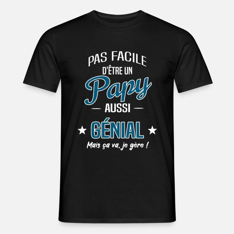 PAPY e FANTASTICO - T-shirt uomo - nero