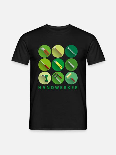 handwerker_02201502 - Männer T-Shirt - Schwarz