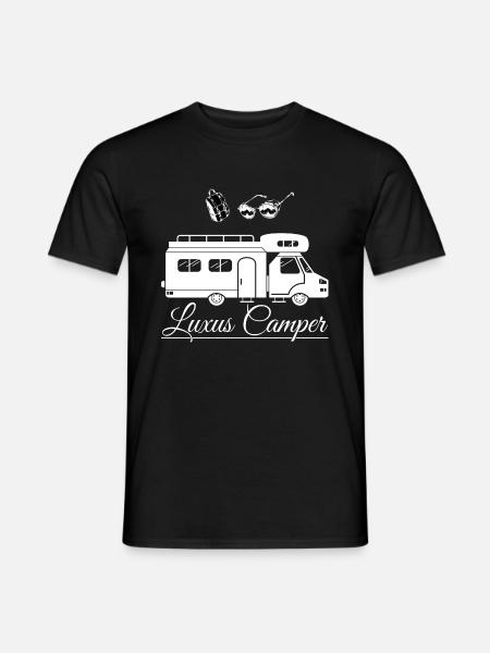 Luxus campervan - Men's T-Shirt - black
