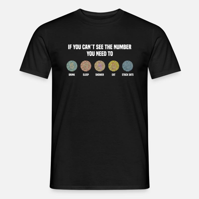 Numéros d’Ishihara - Stack Sats - T-shirt homme - noir