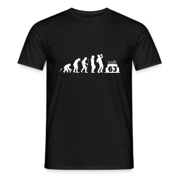 63 Geburtstag Party Geschenk - Männer T-Shirt - Schwarz - Vorne - AI Model Male 178 light (178cm)