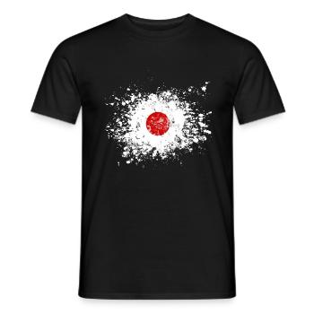 japan splash - Männer T-Shirt - Schwarz - Vorne - AI Model Male 178 light (178cm)