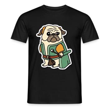 Mittelalter - Männer T-Shirt - Schwarz - Vorne - AI Model Male 178 light (178cm)