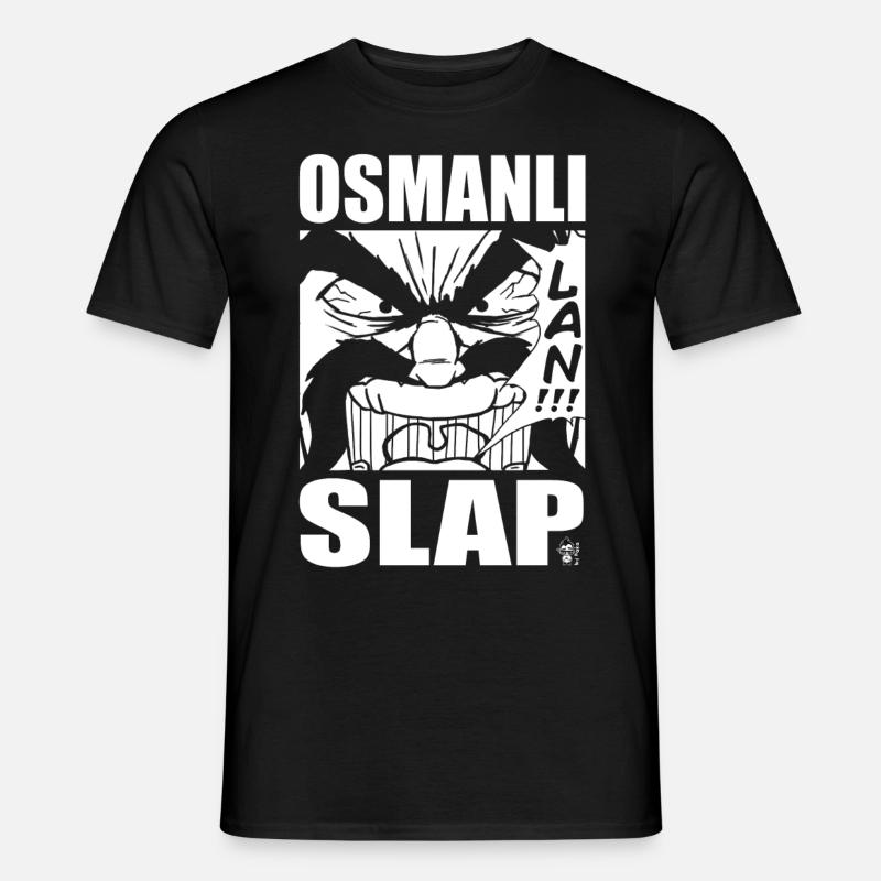 Osmanli Slap RAGE - Männer T-Shirt - Schwarz