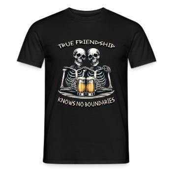 Boundless Friendship - Men's T-Shirt - black - Front - AI Model Male 178 light (178cm)
