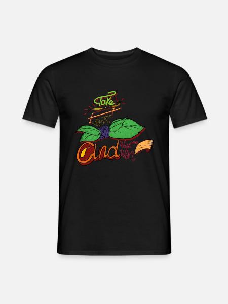 Prend place et regarde moi - T-shirt homme - noir