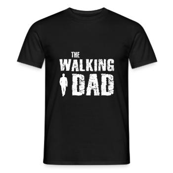 THE WALKING DAD - Männer T-Shirt - Schwarz - Vorne - AI Model Male 178 light (178cm)