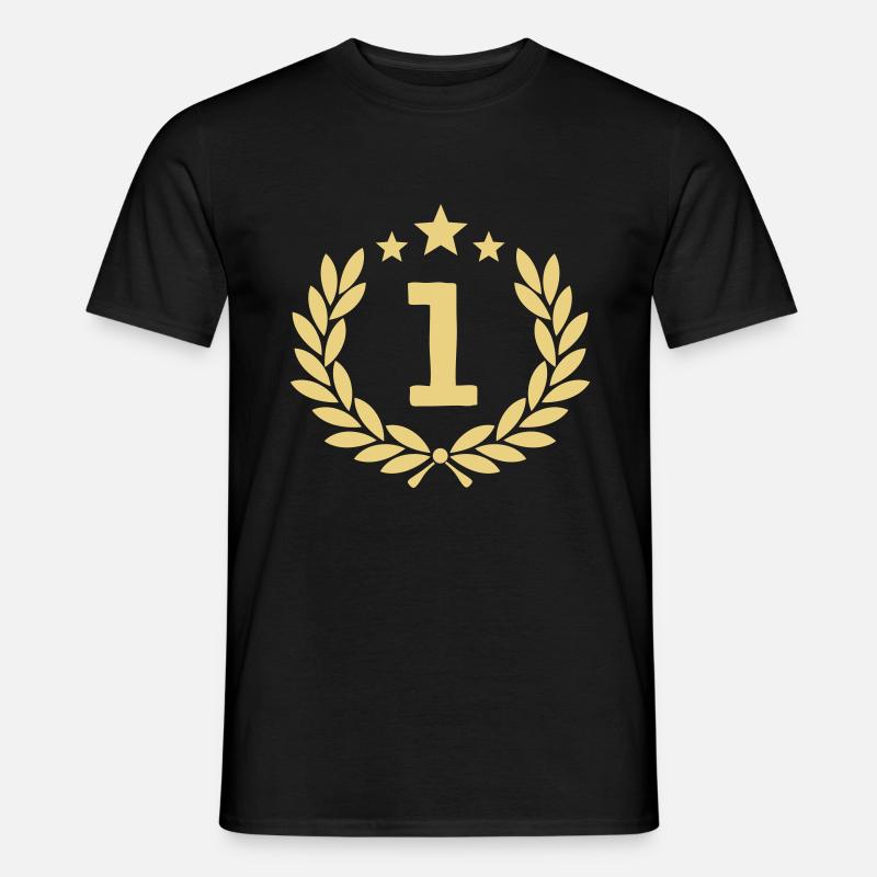 1. Jubiläum - Männer T-Shirt - Schwarz