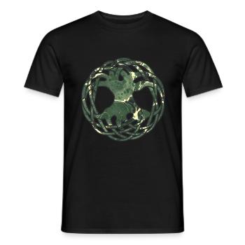 Celtic tree of life e 226 - Men's T-Shirt - black - Front - AI Model Male 178 light (178cm)