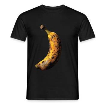 Banane - Männer T-Shirt - Schwarz - Vorne - AI Model Male 178 light (178cm)